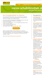 Mobile Screenshot of meine-schulbibliothek.de